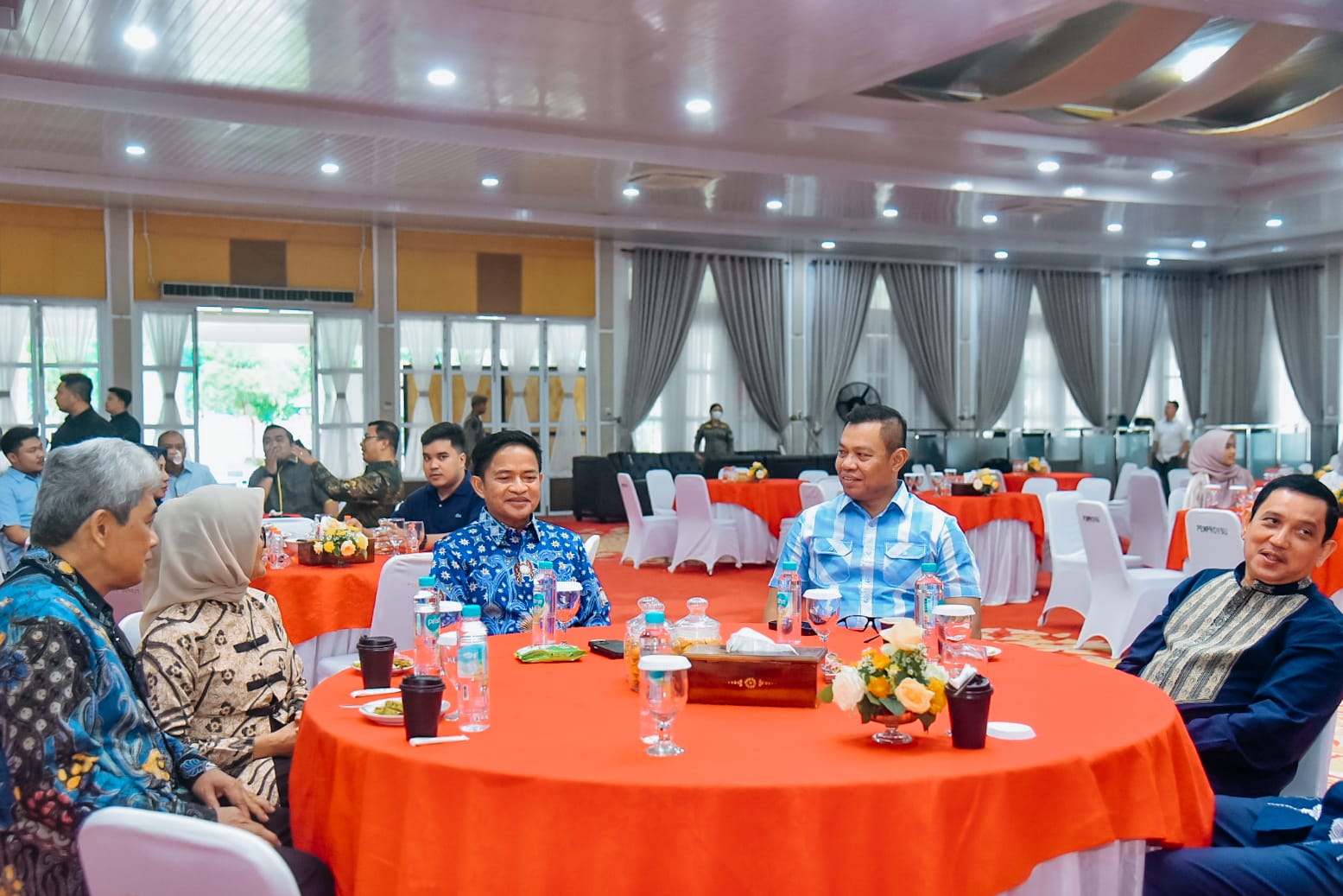 Pj Gubsu Dan Bupati Batubara Gelar Open House