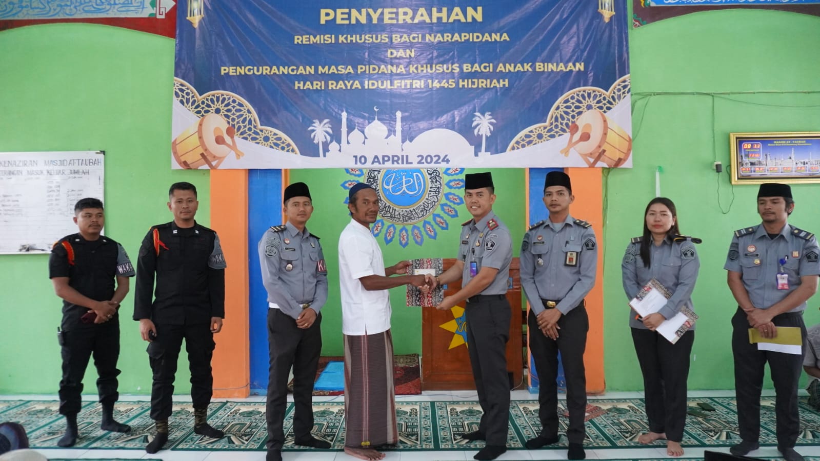 180 WBP Rutan Humbahas Terima Remisi