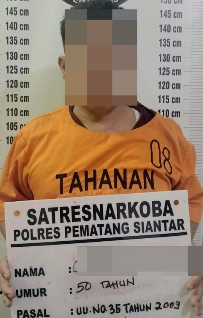 Polres P. Siantar Ringkus Residivis Miliki Sabu