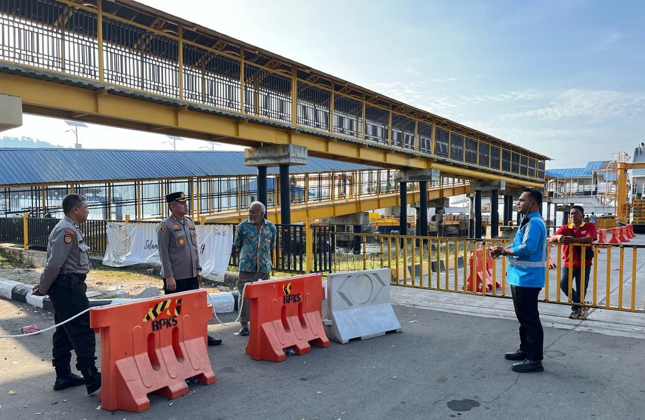 Kapolres Sabang Pantau Arus Balik Mudik