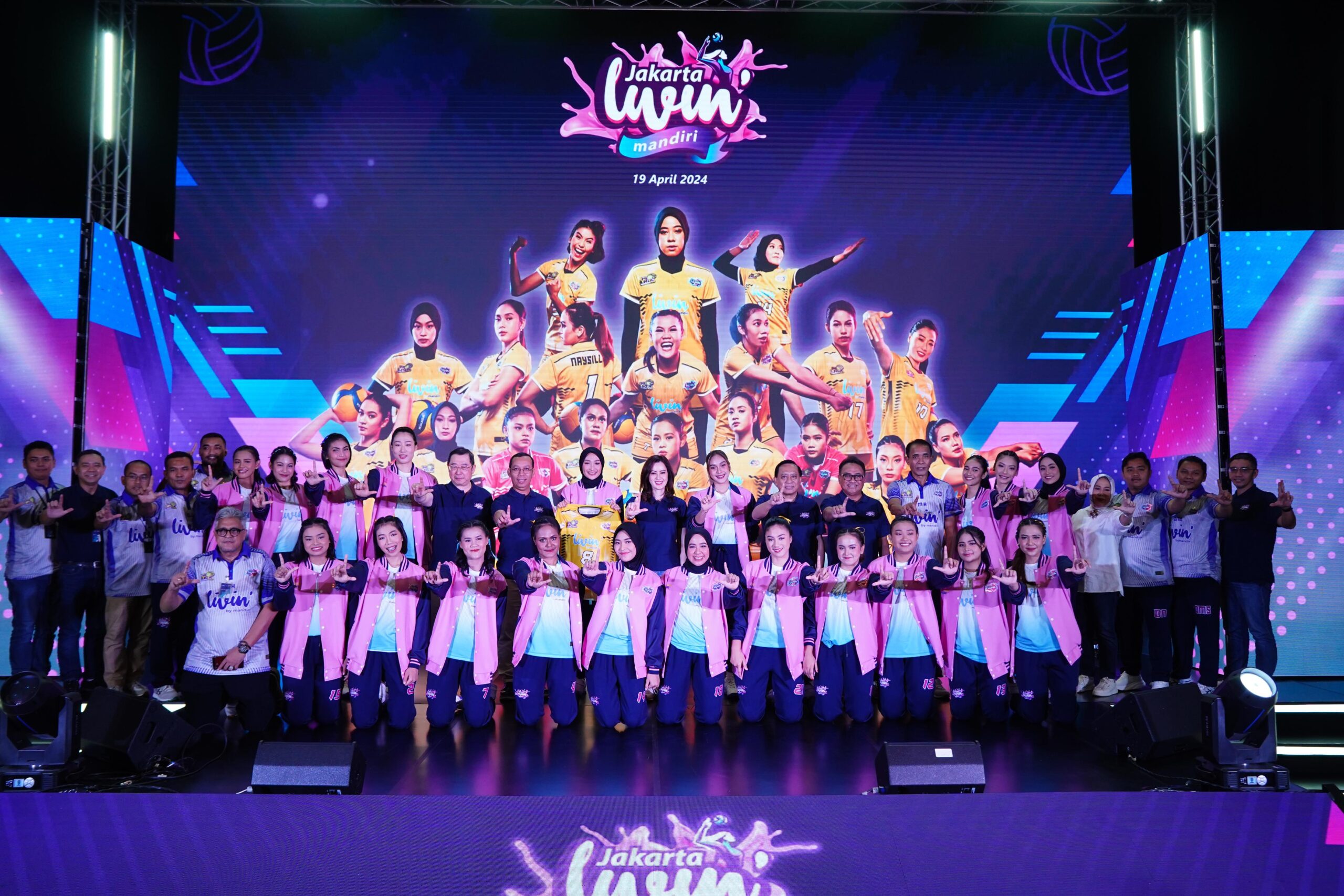 Siap Tanding ! Bank Mandiri Resmi Umumkan Tim Proliga 2024 Putri, Jakarta Livin' Mandiri (JLM)