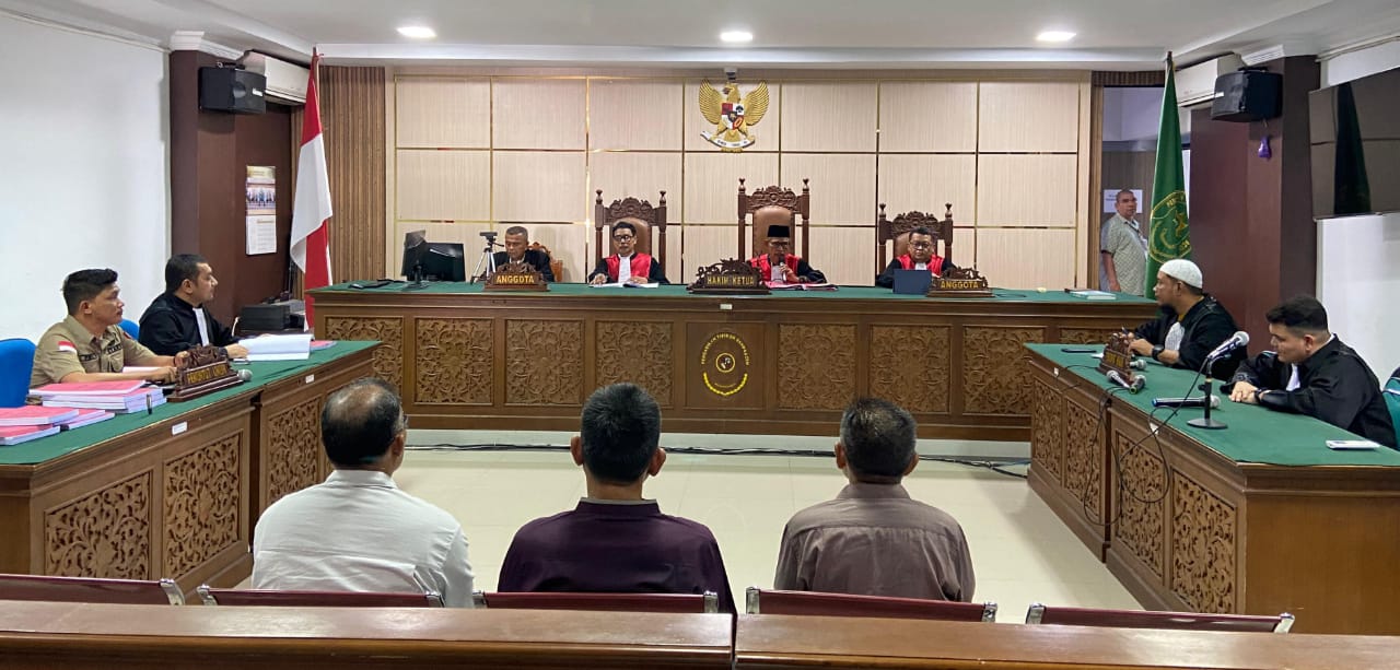 Dua Terdakwa Kasus BPRS Kota Juang Dituntut Enam Tahun Penjara