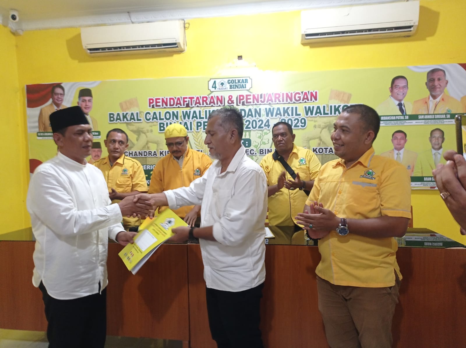 Jelang Pilkada Binjai, Zainuddin Purba Daftar Ke Golkar