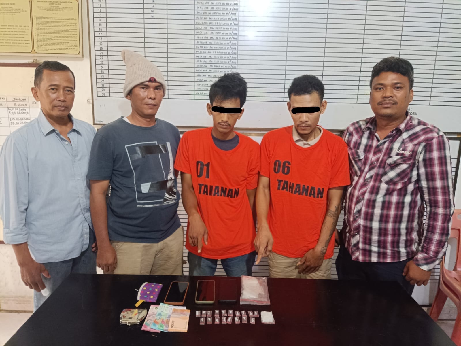 Polsek Perdagangan Tangkap 3 Pria Diduga Jaringan Pengedar Narkoba