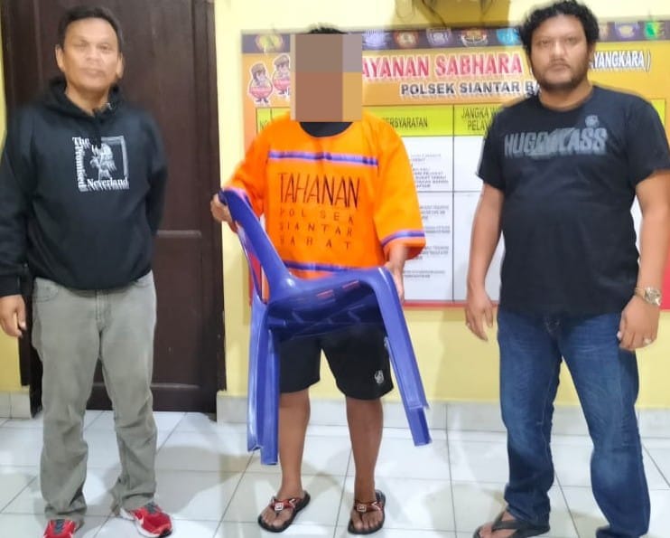 Aniaya Penjaga Kantor LKPN Tipikor, Pelaku Serahkan Diri Ke Polsek Siantar Barat