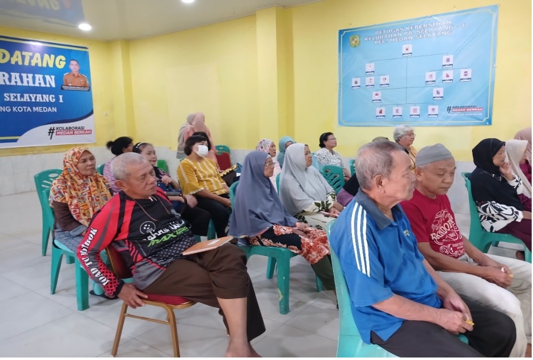 Dosen FKM USU Lakukan Pengabdian Masyarakat Untuk Cegah Penyakit Jantung Di Kalangan Lansia