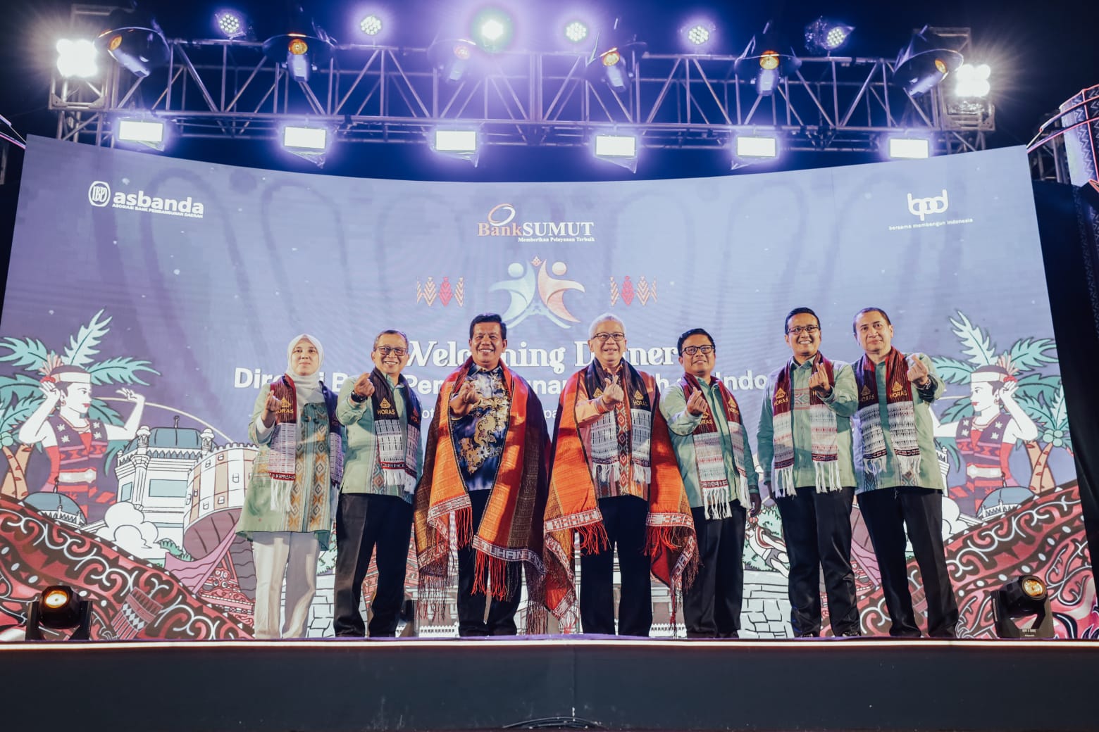 Sambut Direksi BPDSI, Asbanda Dan Bank Sumut Gelar Welcoming Dinner Undian Tabungan Simpeda
