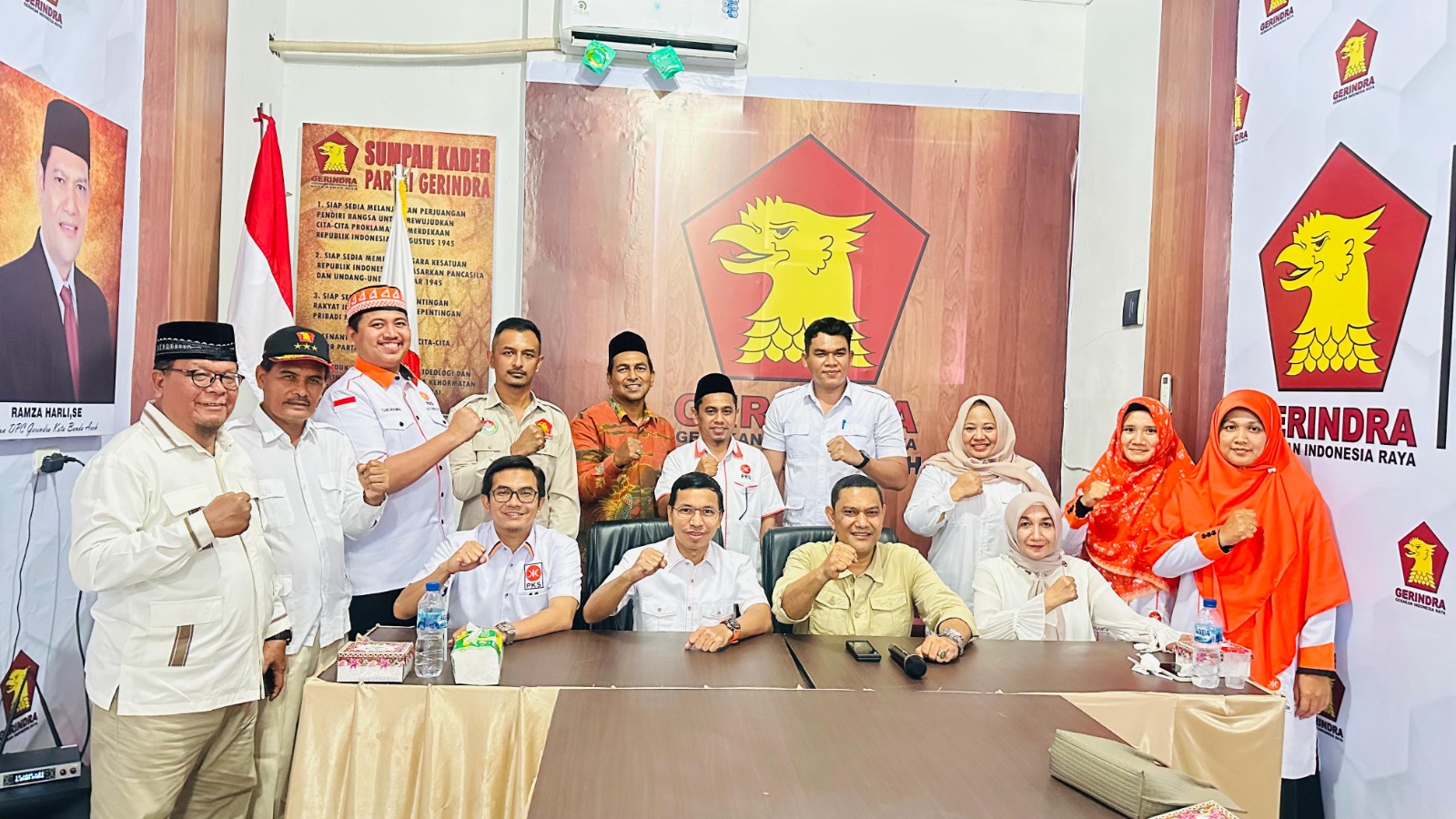 Kunjungi Gerindra, PKS Banda Aceh Jajaki Koalisi Untuk Pilkada Wali Kota