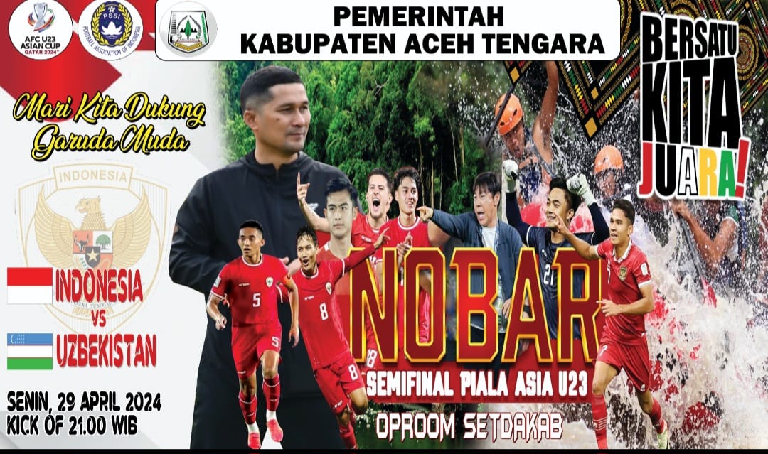 Pj Bupati Agara Ajak Pimpinan OPD Nobar Timnas Indonesia Vs Uzbekistan