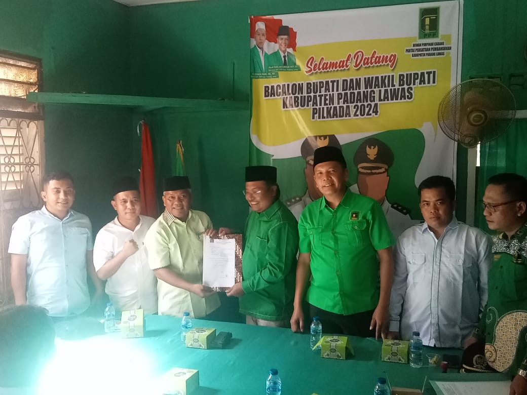 PPP Terima Berkas Pendaftaran Ahmad Zarnawi