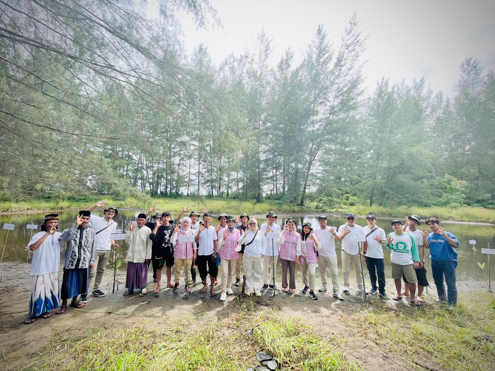 PLN Dan Srikandi PLN Gelar Aksi Tanam 100 Bibit Mangrove