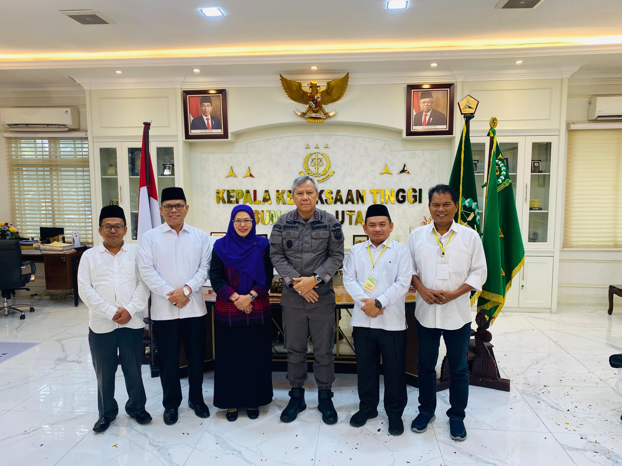 Rektor UINSU Silaturahmi Dengan Kajatisu