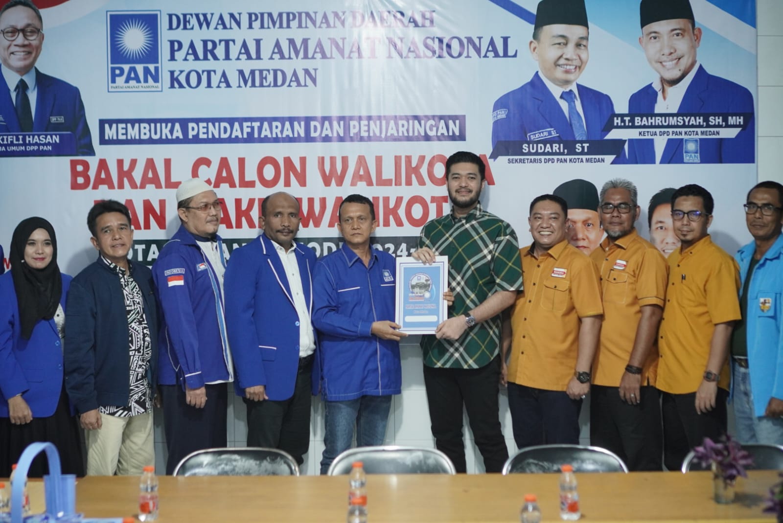Serius Maju Sebagai Bacalon Walikota Medan, El Adrian Shah Daftarkan Diri Ke PAN