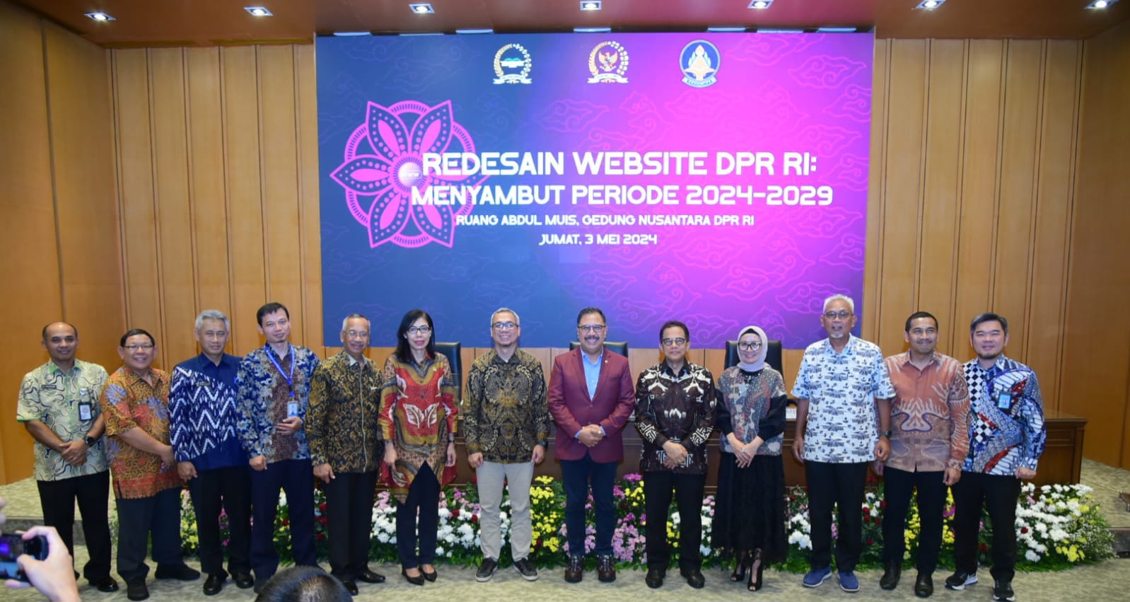 Ketua BURT Apresiasi Seminar Redesain Website DPR RI