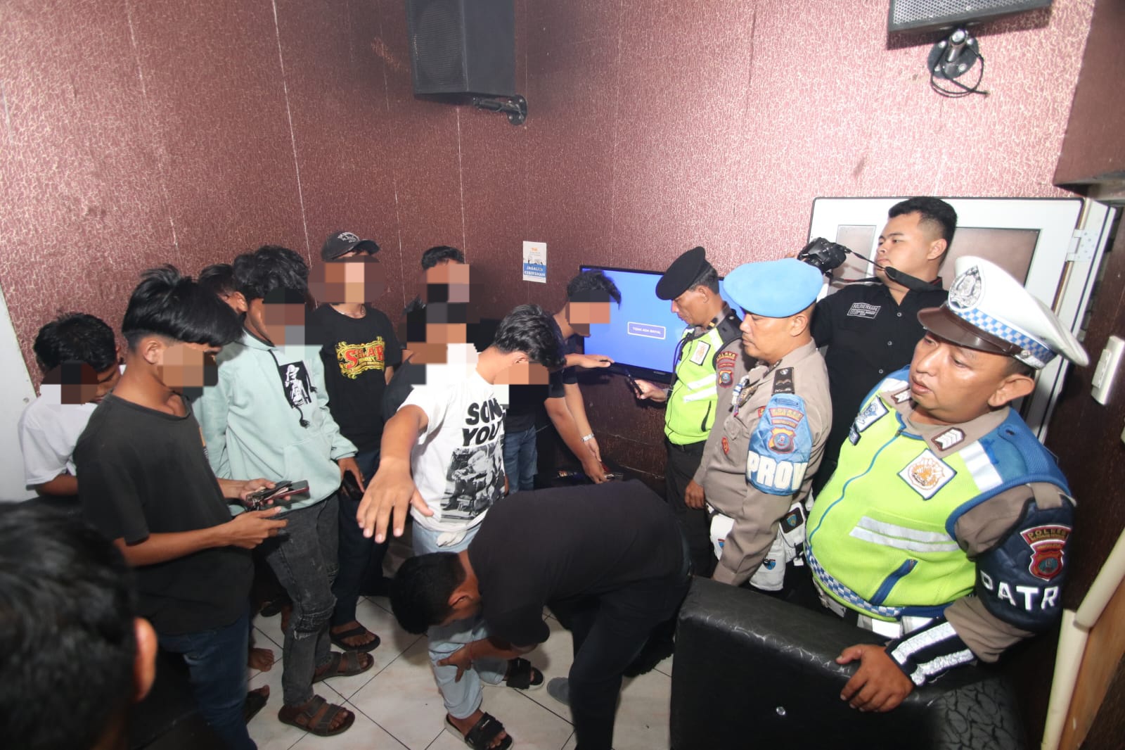 Aksi Kriminal Marak, Polres Sergai Razia Para Pemuda