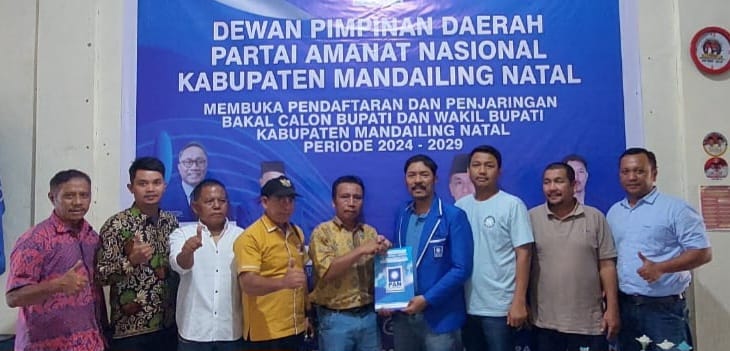 Maju Sebagai Cabup, Fahrizal Efendi Daftar Ke PAN