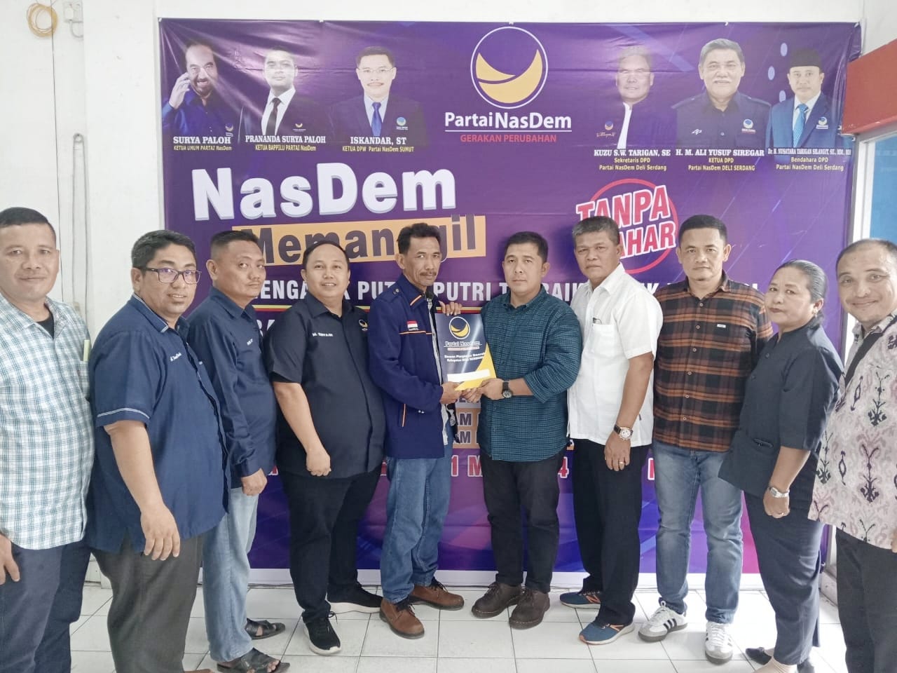 Bacalon Wabup Wing Ganda Munthe Komitmen Sejahterakan Petani Deliserdang