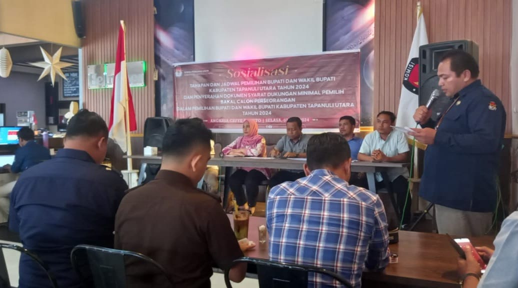 Pilkada Digelar 27 November 2024, KPU Taput Sosialisasi