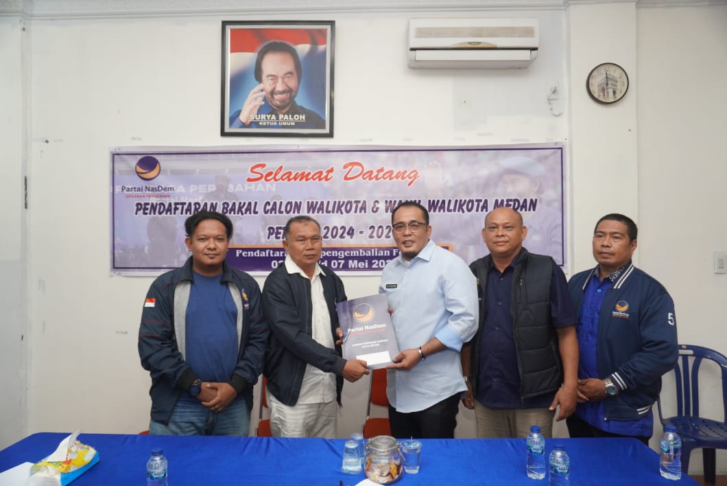 Aulia Rachman Daftar Calon Wali Kota Ke NasDem