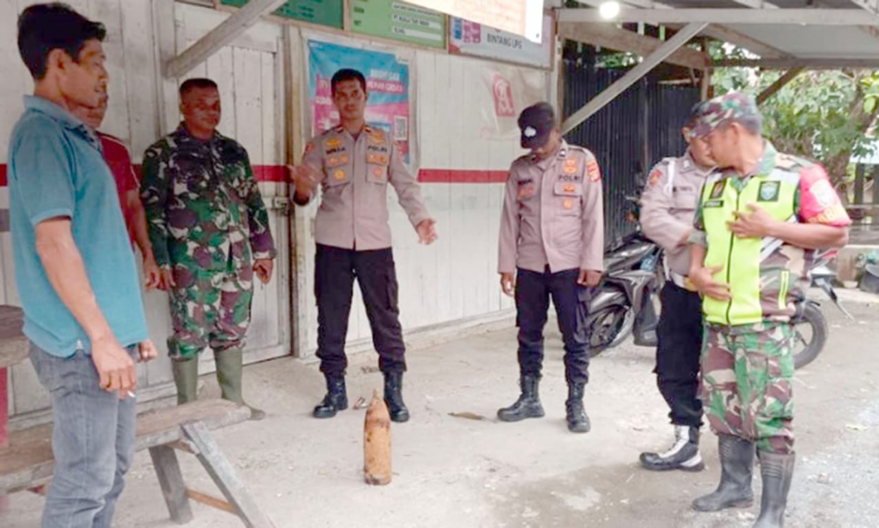 Warga Tangse Temukan Mortir Di Sungai