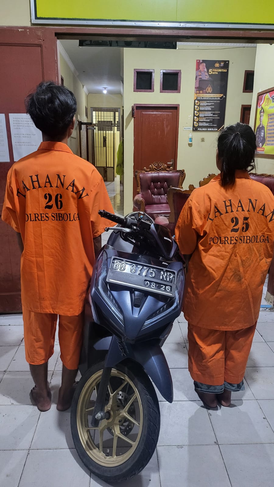 Sepasang Kekasih Terduga Curanmor Ditangkap