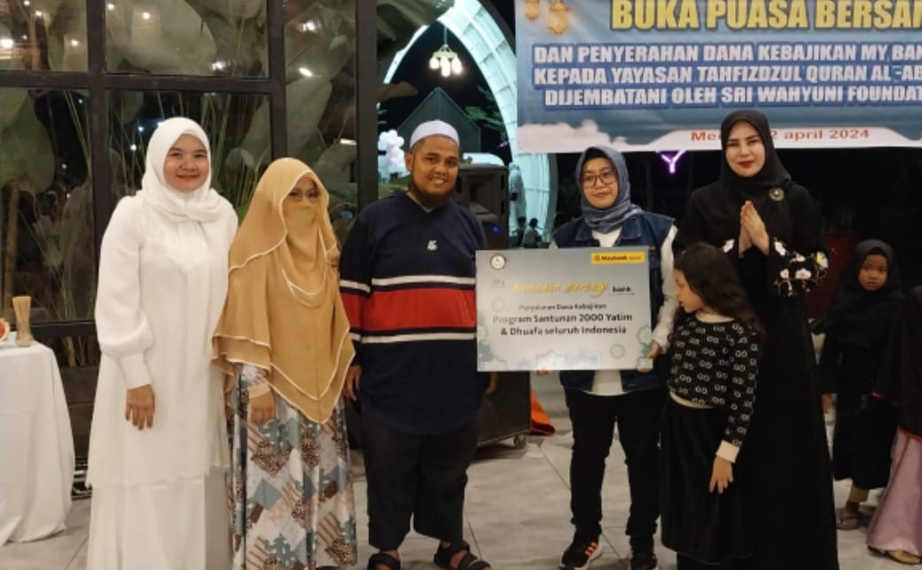 Maybank Syariah KCS Medan Salurkan Dana Kebajikan
