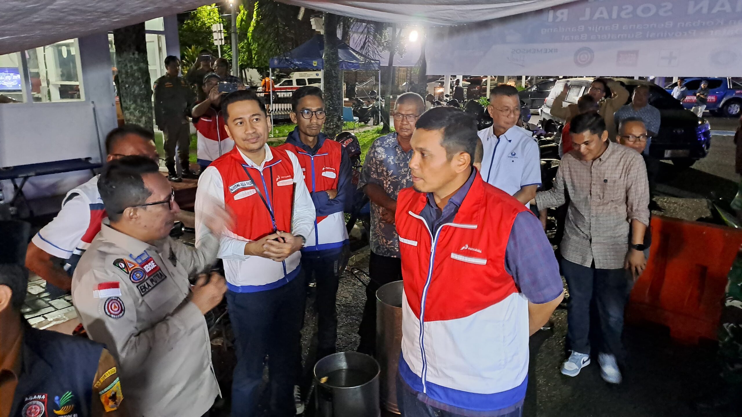 Pertamina Sumbagut Tinjau Langsung Jalur Distribusi Energy Pasca Banjir Lahar Dingin