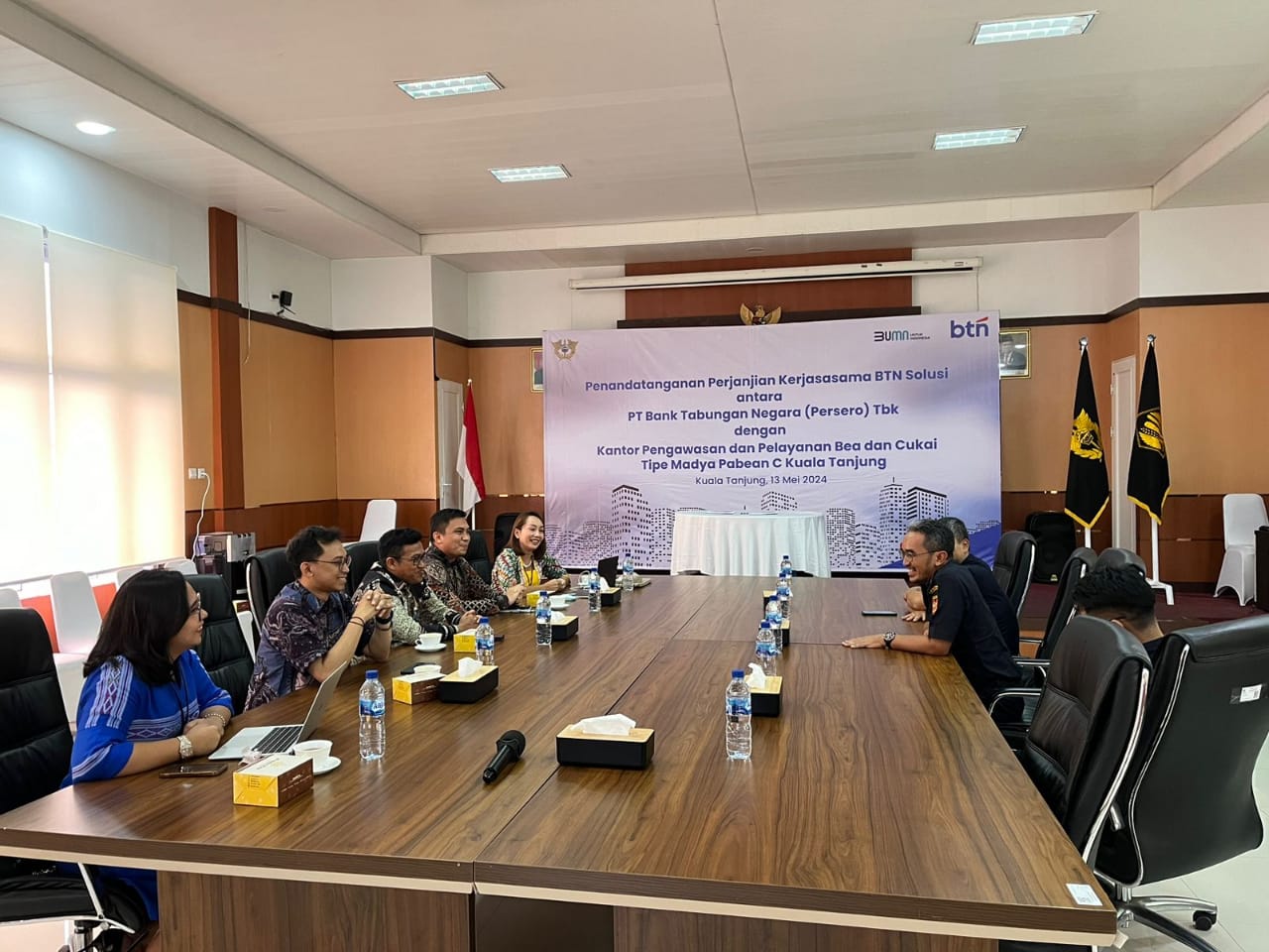 BTN Tawarkan Payroll Dan KTA Spesial Bagi Pegawai Bea Cukai Kuala Tanjung