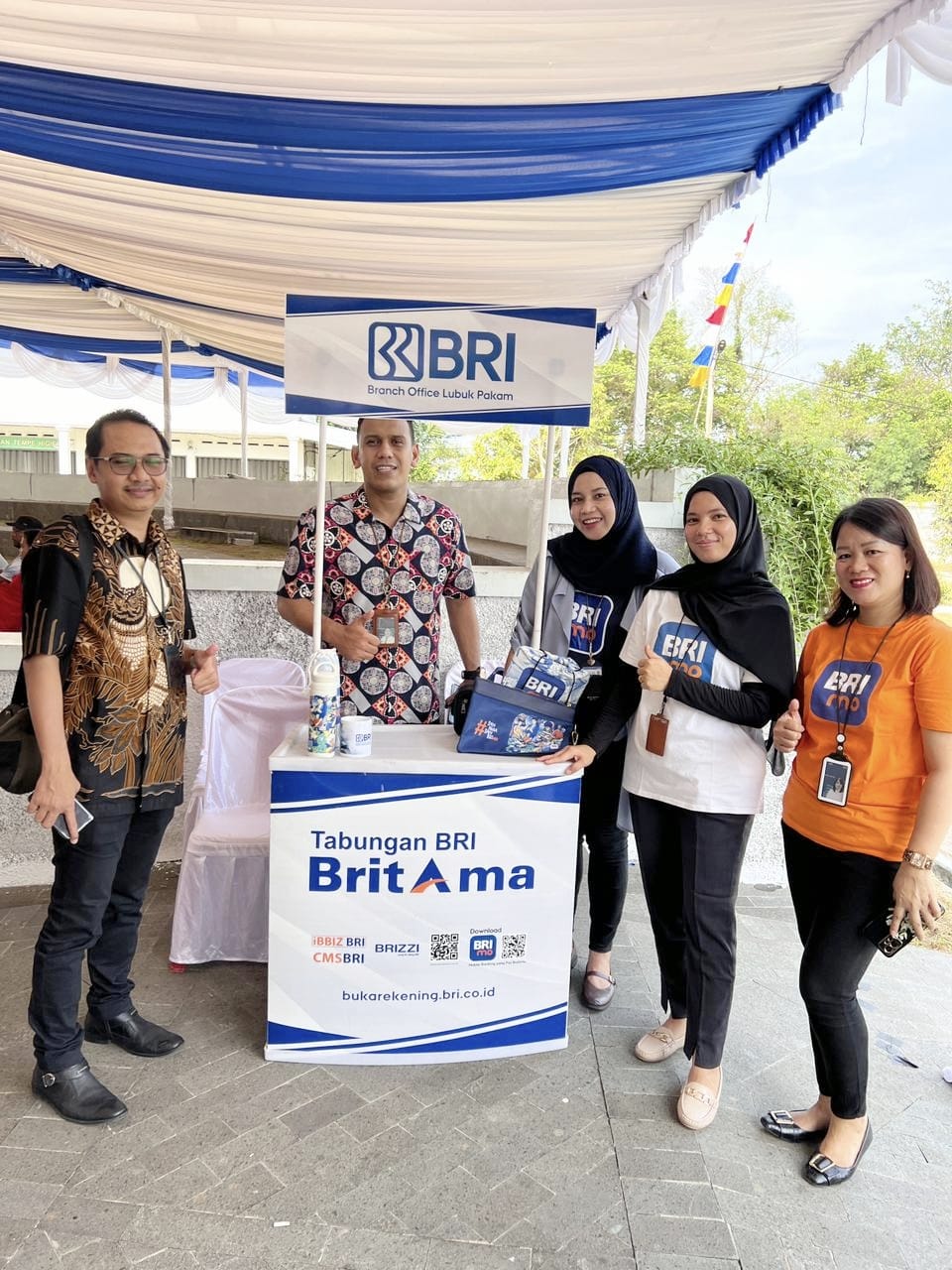 BRI Lubukpakam Beri Dukungan Peringatan Hari Buruh Internasional Di Deliserdang