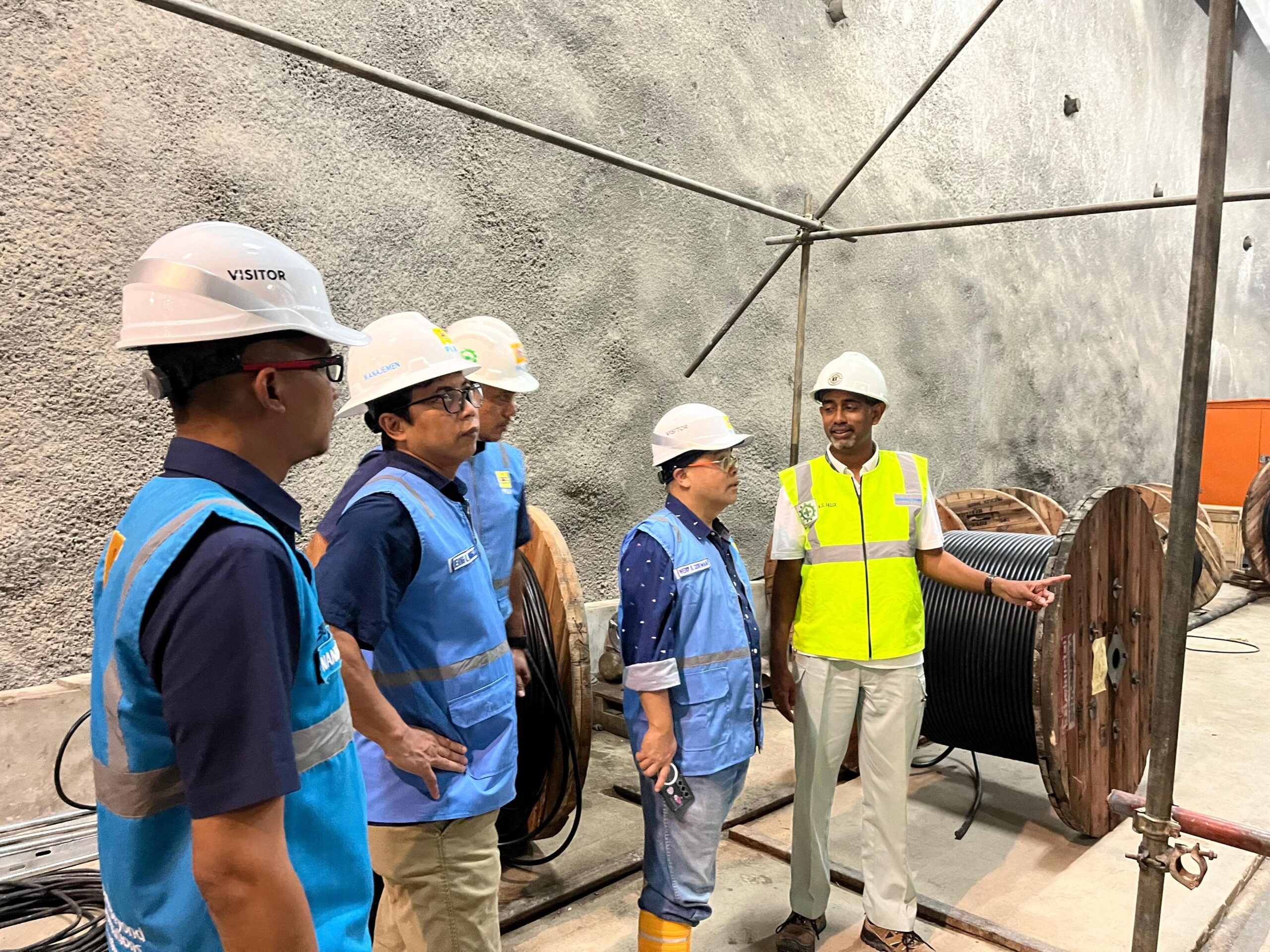 Gelar Site Visit, EVP MKS Dan GM UIP SBU Tinjau Proyek PLTA Asahan 3