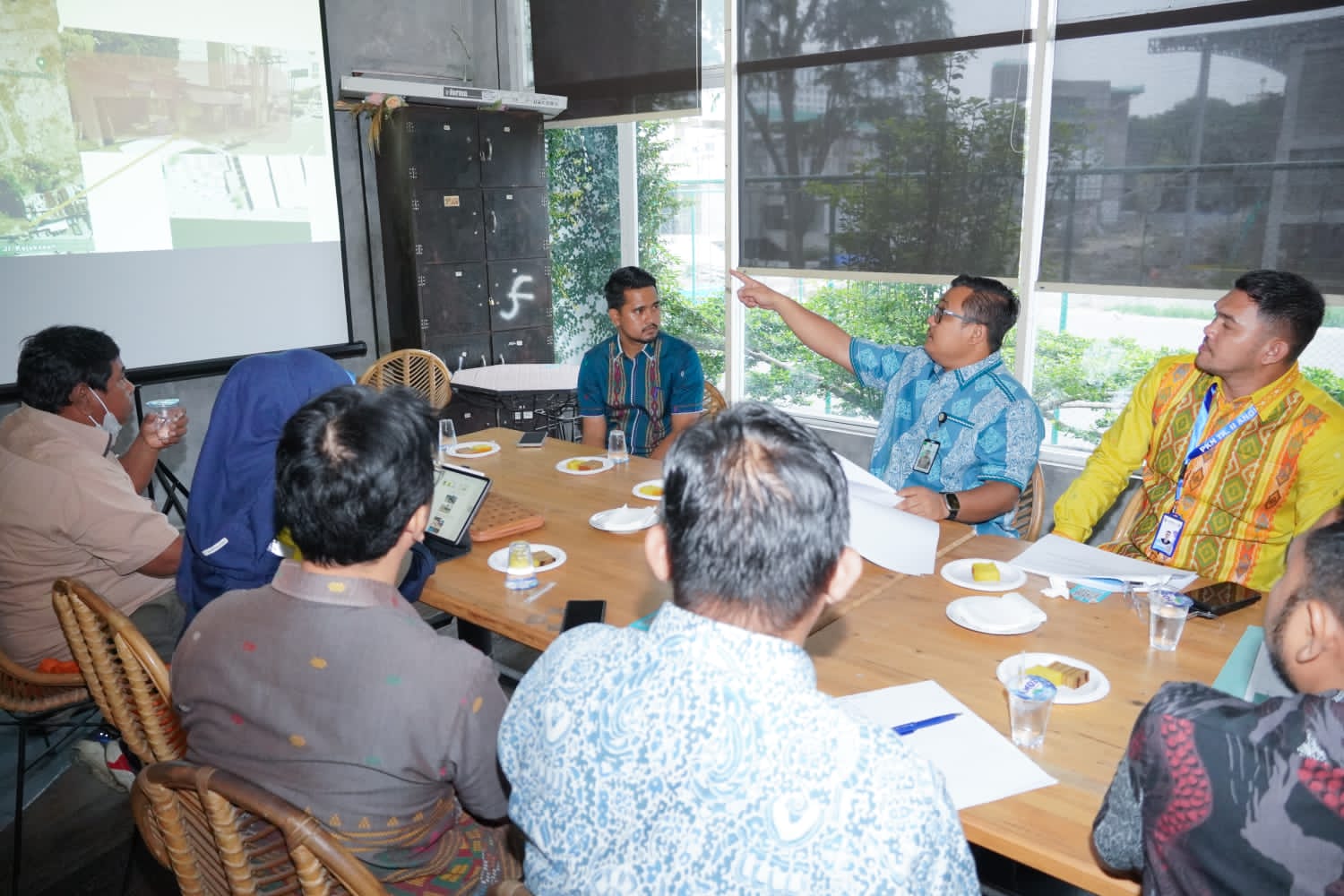 Pj Sekda Pimpin Rapat Koordinasi Percepatan Proyek Revitalisasi Kompleks Kebun Bunga