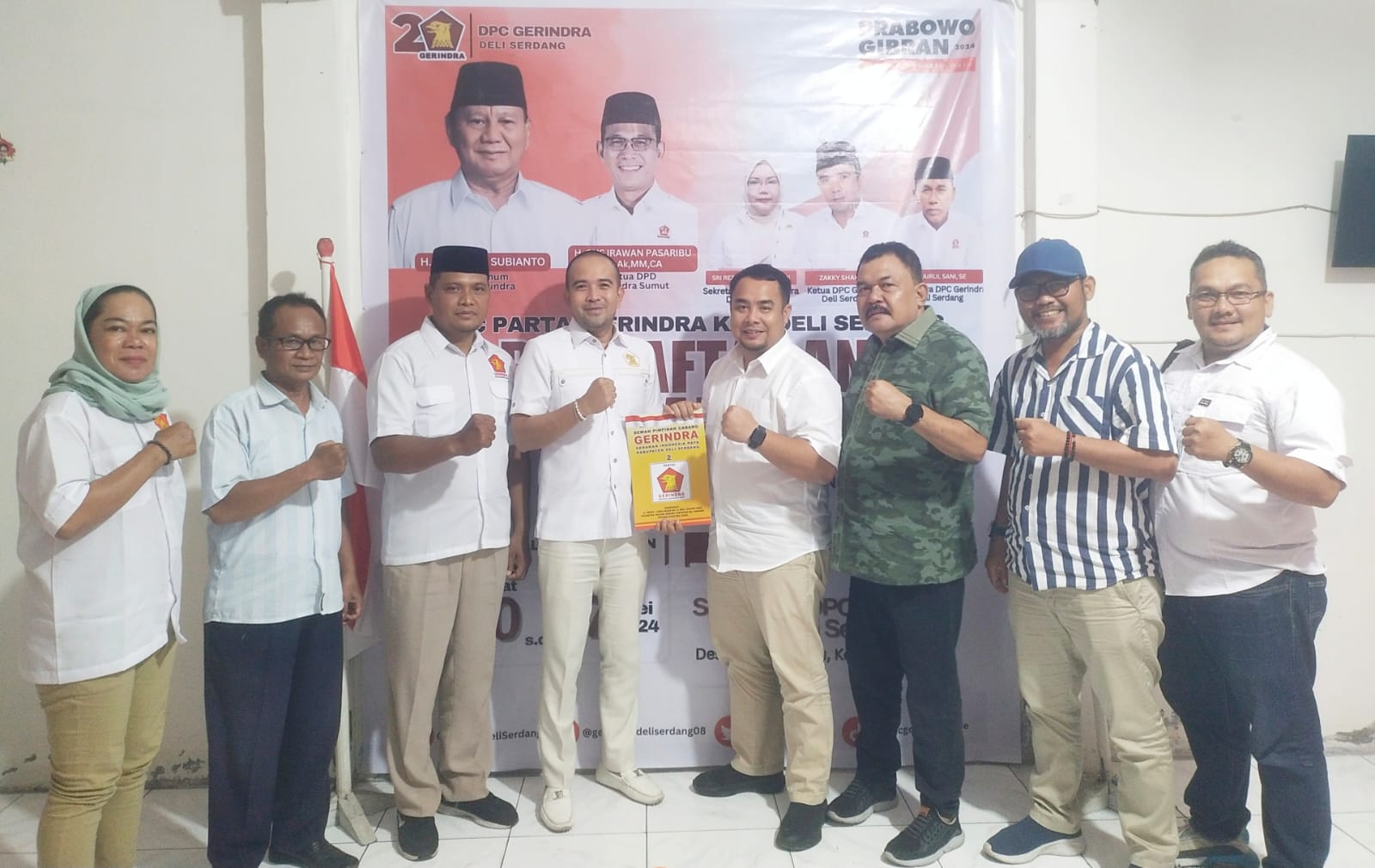 Jubir Prabowo-Gibran, Kadiskes Dan Pengusaha Daftar Terakhir Di Gerindra DS