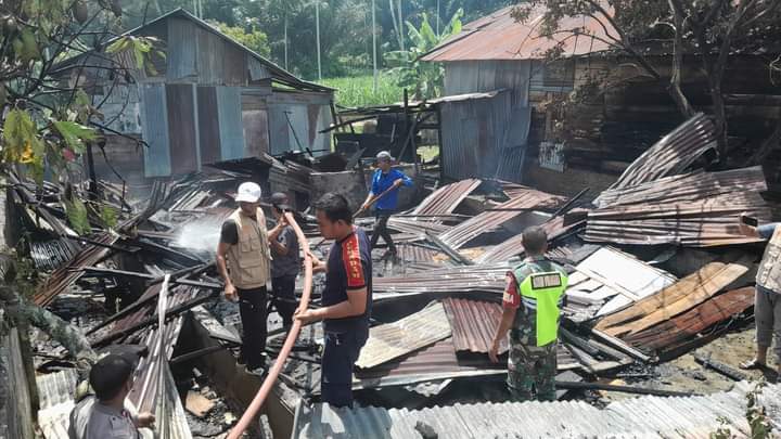 Satu Rumah Di Agara Ludes Terbakar