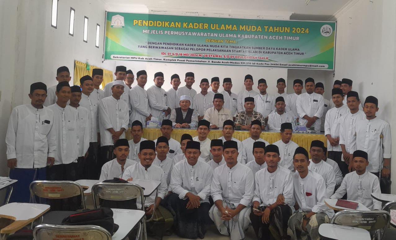 MPU Cetak 48 Ulama Muda Di Aceh Timur