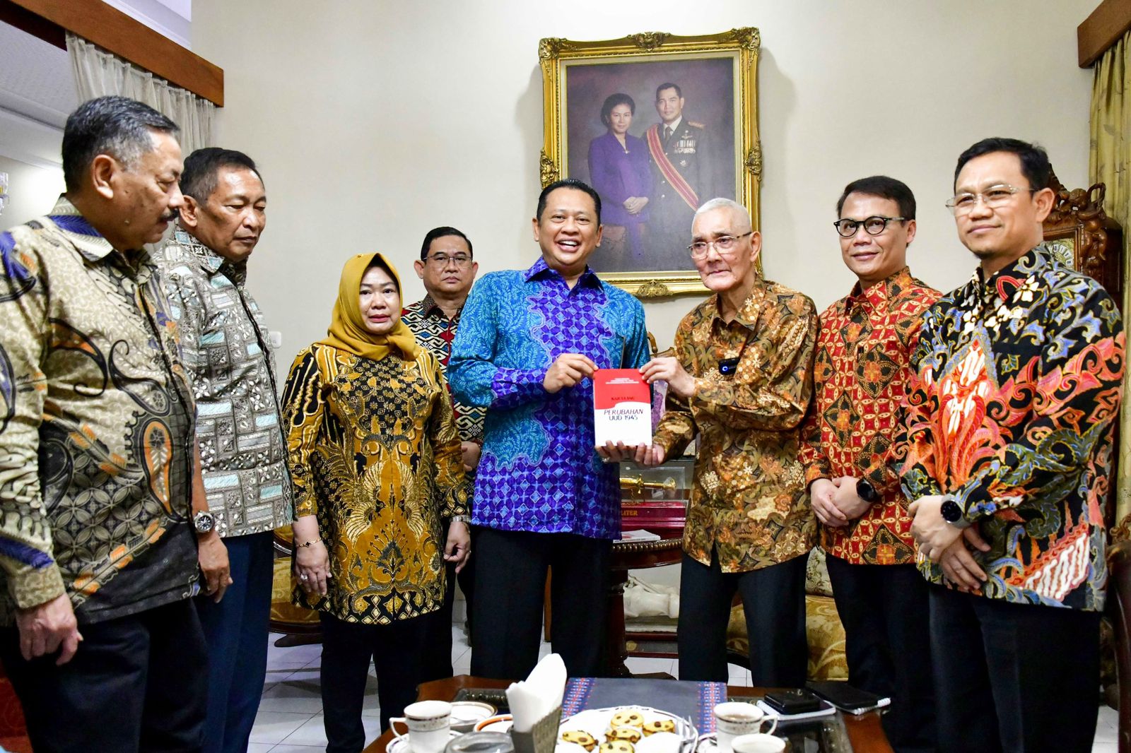 Pimpinan MPR Awali Kunjungan Silaturahmi Kebangsaan Ke Wapres RI Ke 6, Try Sutrisno