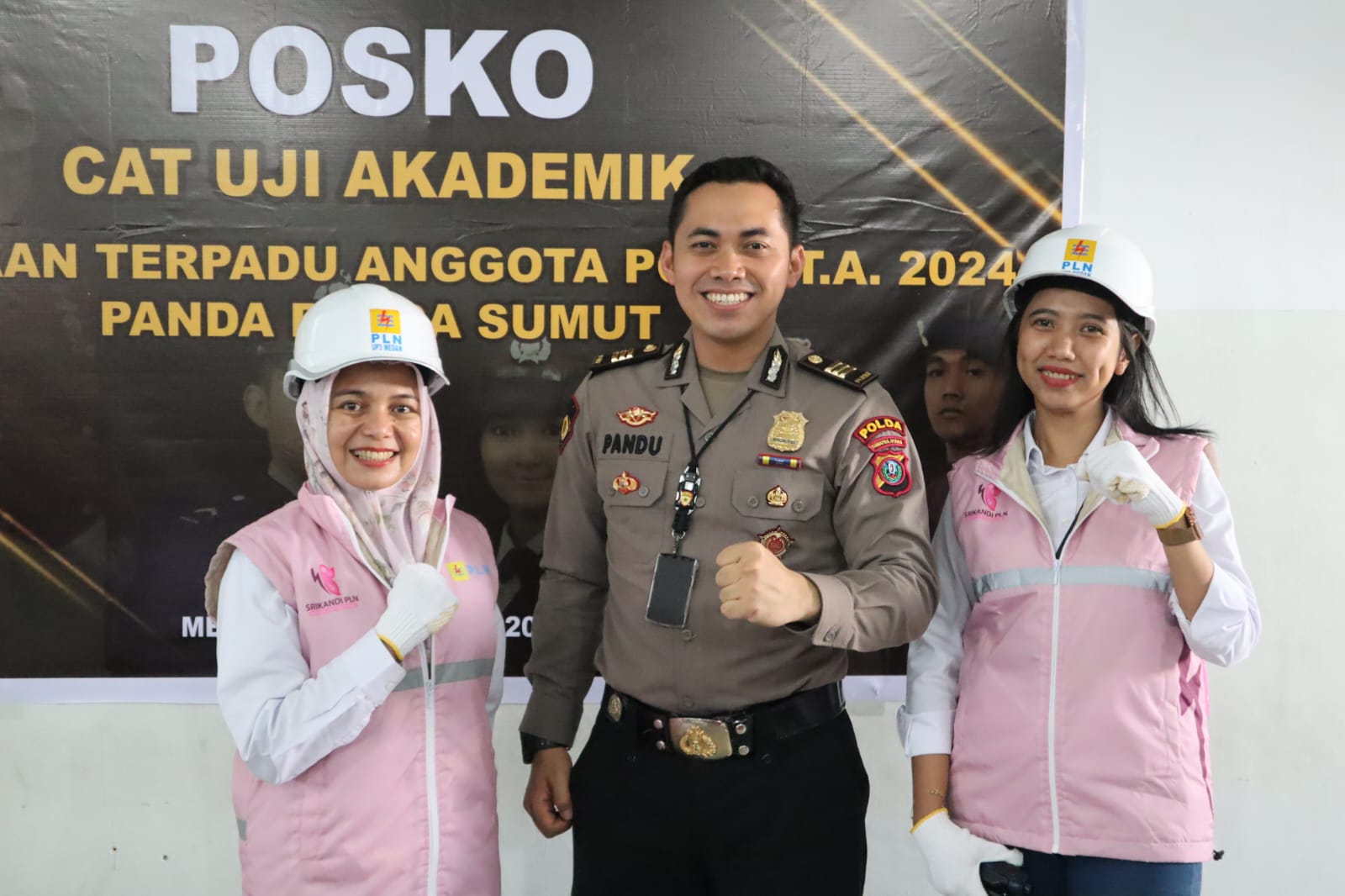 Srikandi PLN Jaga Stabilitas Listrik Selama Ujian Akademik Penerimaan Anggota Polri