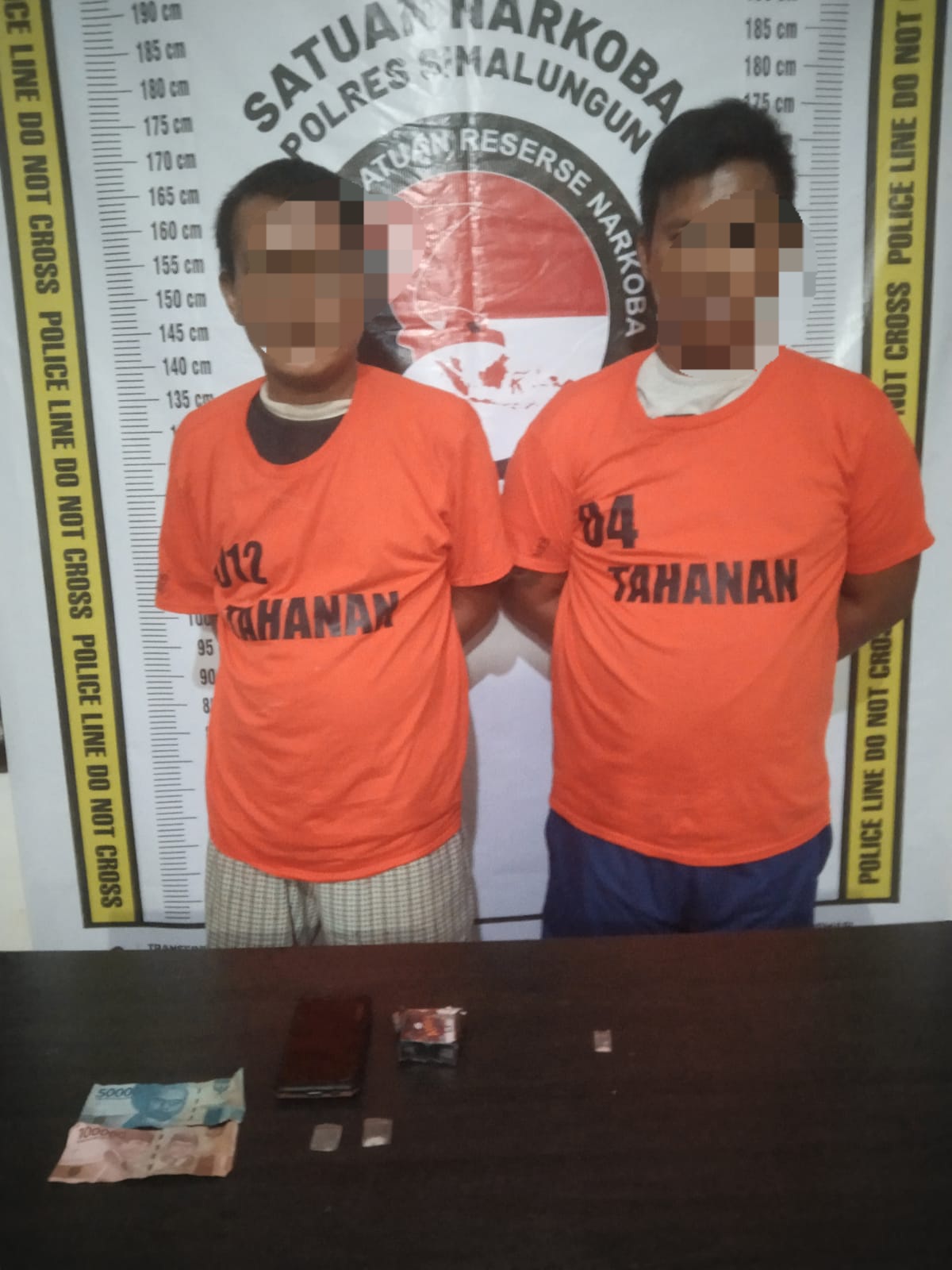 Gerebek Kampung Narkoba, Polres Simalungun Amankan 2 Tersangka