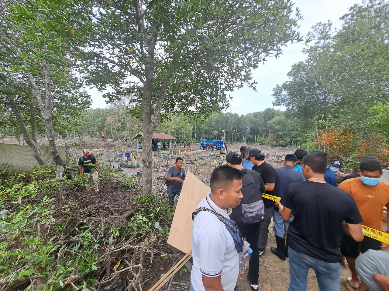 Ungkap Kematian Warga Langkat, Polres Binjai Ekshumasi Makam Korban
