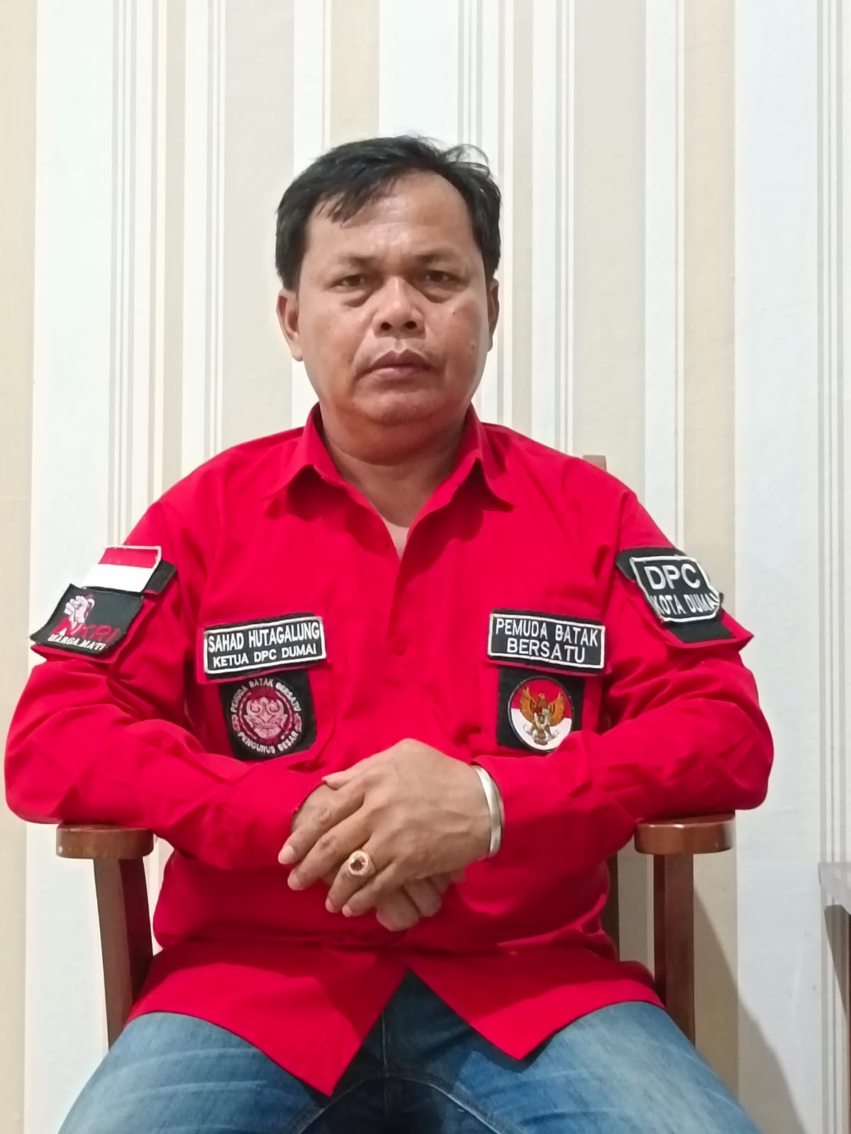 Ketua DPC PBB Dumai Sahad Hutagalung Bertekad Beri Sumbangsih Kepada Masyarakat