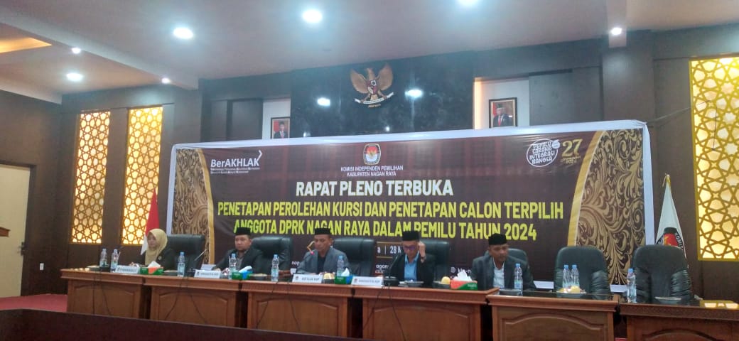 KIP Nagan Raya Tetapkan 25 Anggota DPRK Dan Ini Namanya