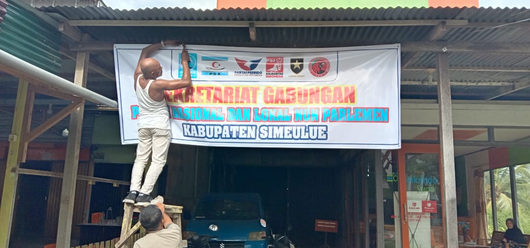 Hadapi Pilkada Partai Non Parlemen Simeulue Buka Sekretariat Gabungan