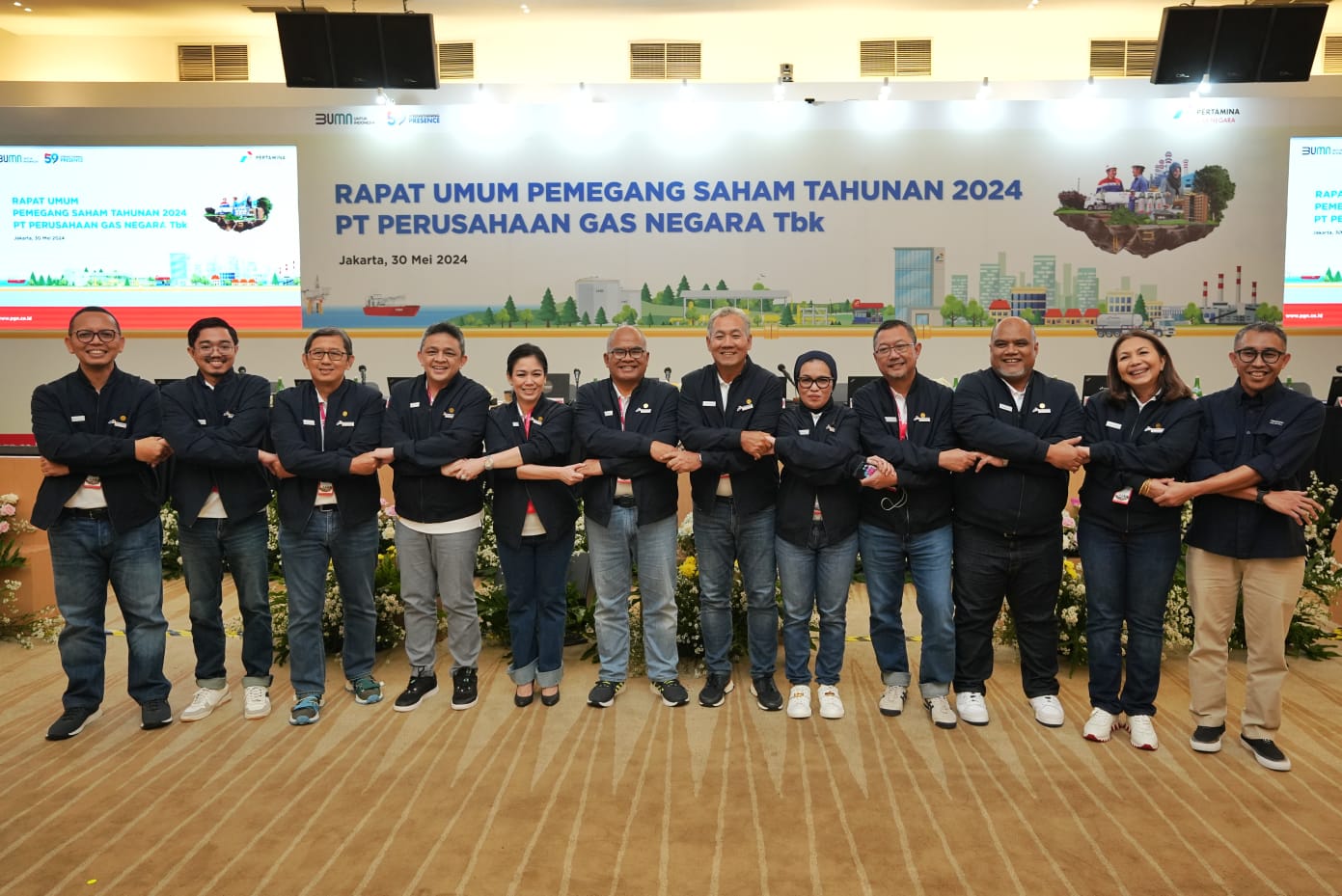 RUPST PGN 2023 Tetapkan Pengurus Baru Dan Bagikan Dividen USD222,43 Juta