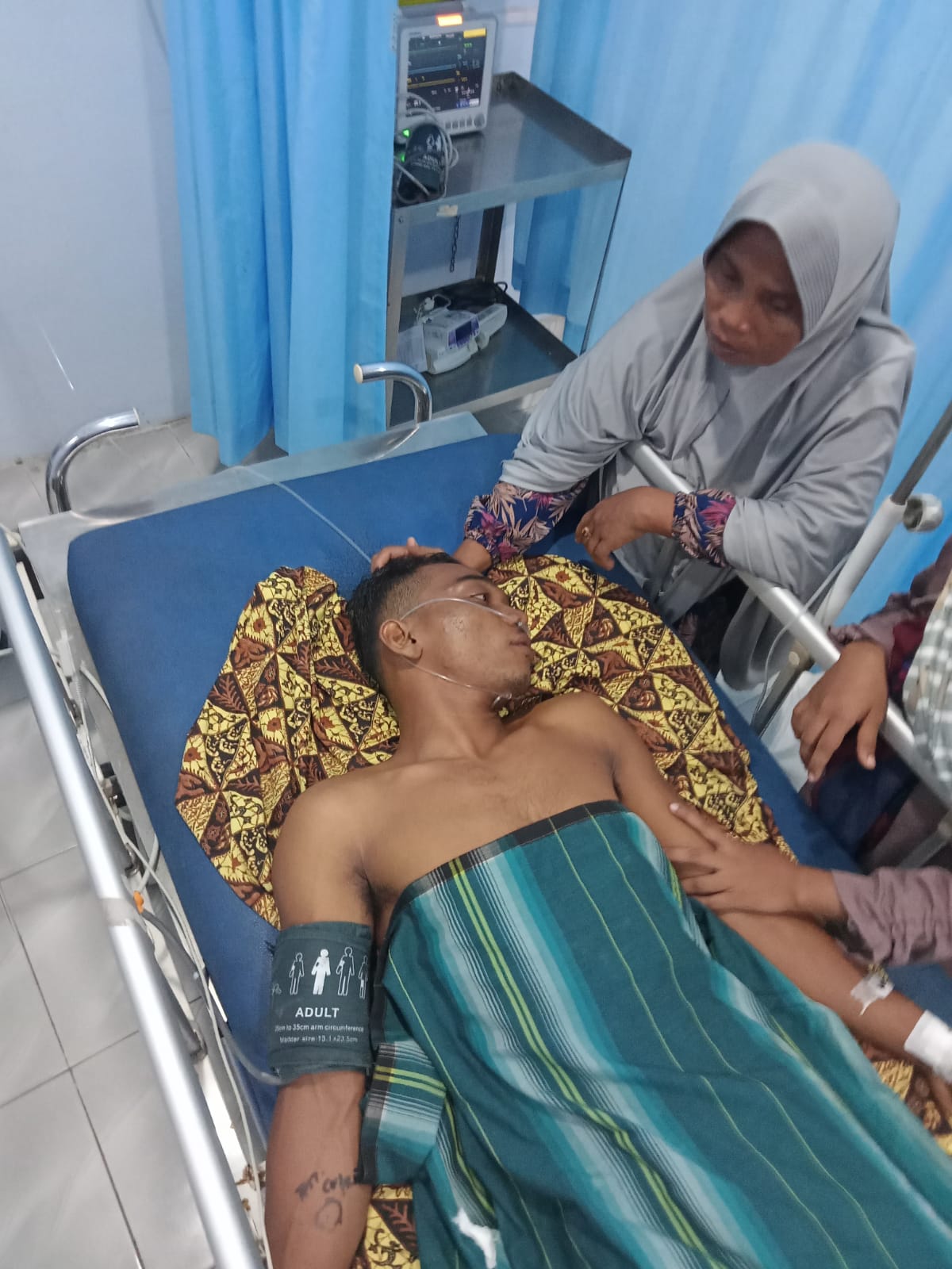 Seorang Warga Korban Ledakan Sumur Ilegal Jalani Perawatan