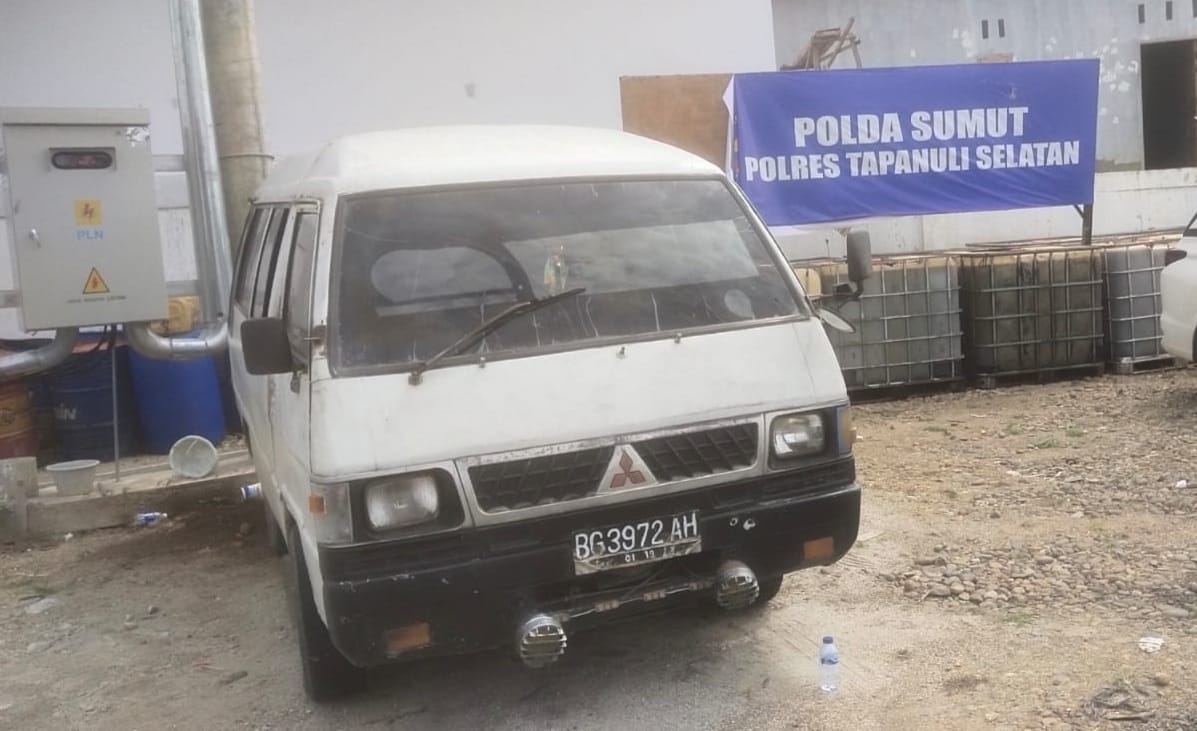 Polres Tapsel Amankan Kades Tolang Jae Dan 10 Ton BBM
