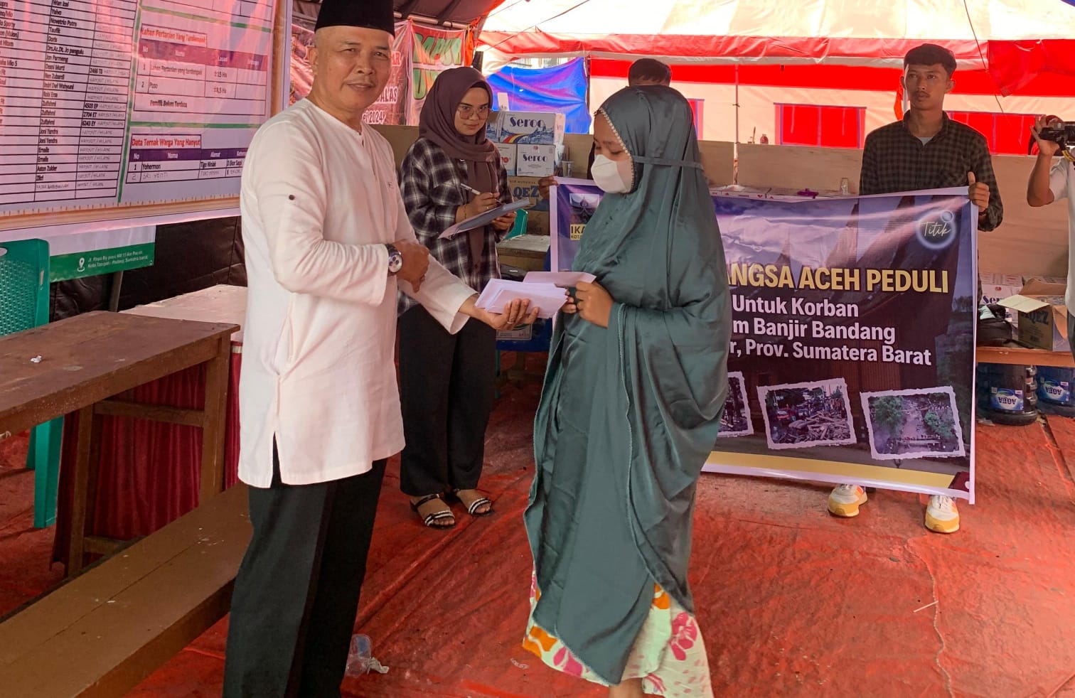IKAMI Langsa Aceh Peduli Bencana Alam Sumbar Tanah Datar