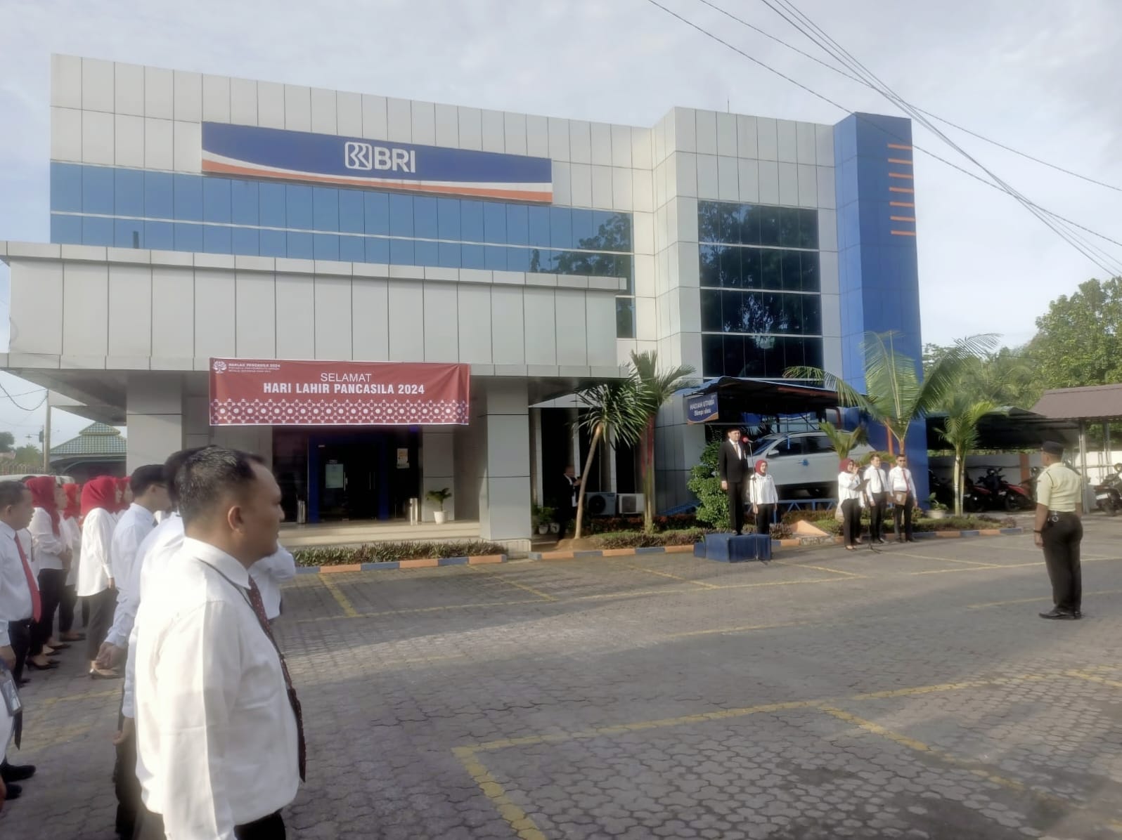 Harlah Pancasila, Manager BO BRI Lubukpakam Bacakan Pidato Kepala BPIP RI