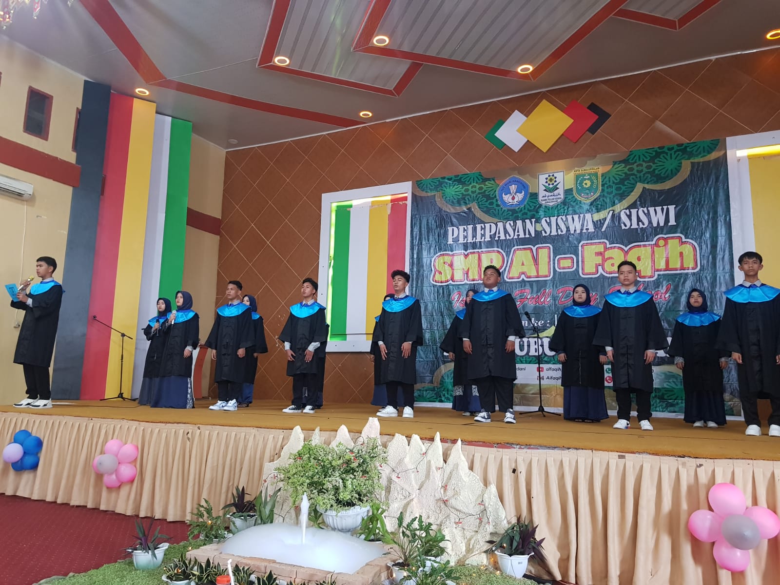 Pj. Wali Kota Subulussalam Hadiri Prosesi Pelepasan Siswa SMP Al Faqih