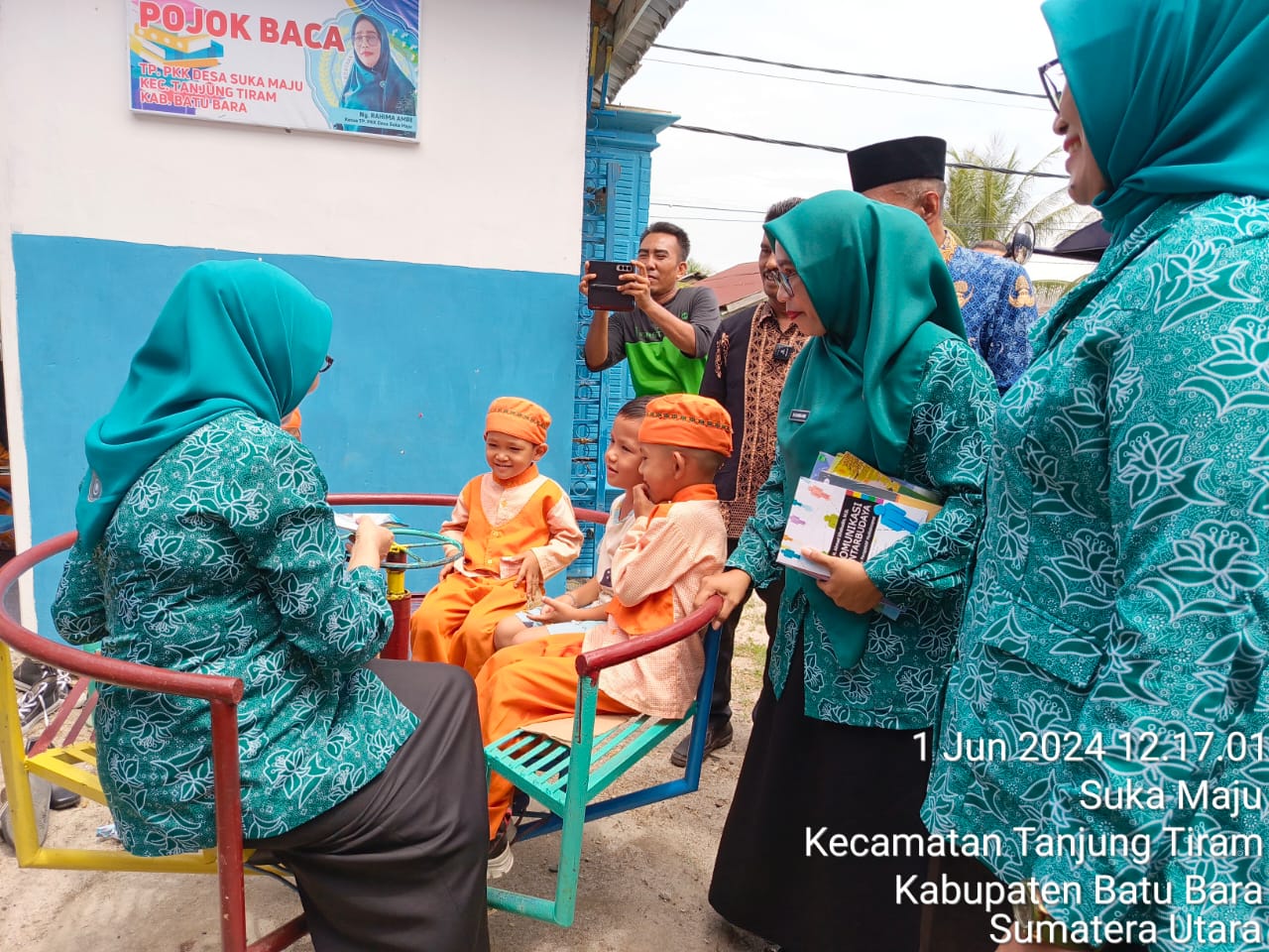 TP PKK Batubara Monitoring Persiapan Suka Maju Desa Percontohan