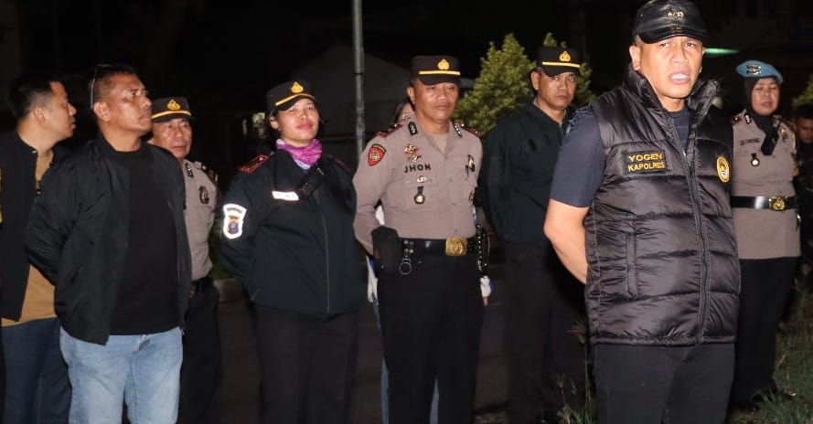 KRYD Polres P. Siantar Amankan 9 Pemuda Bawa Sajam