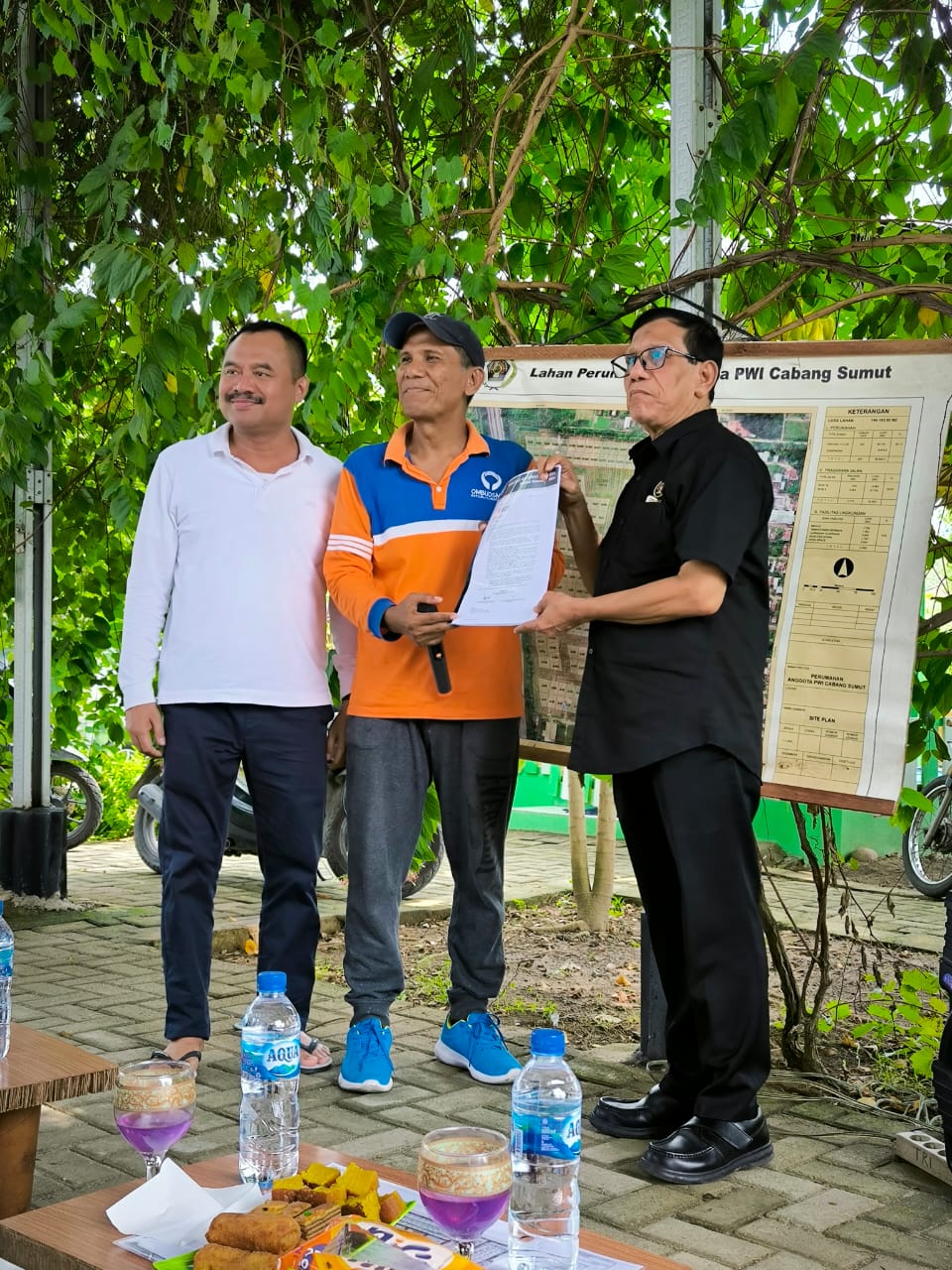Ketum PWI Optimis Perjuangan Legalitas Lahan Perumahan PWI Di Sampali Berhasil